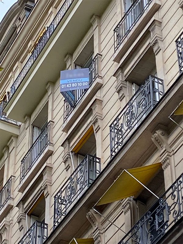Paris apartment for sale