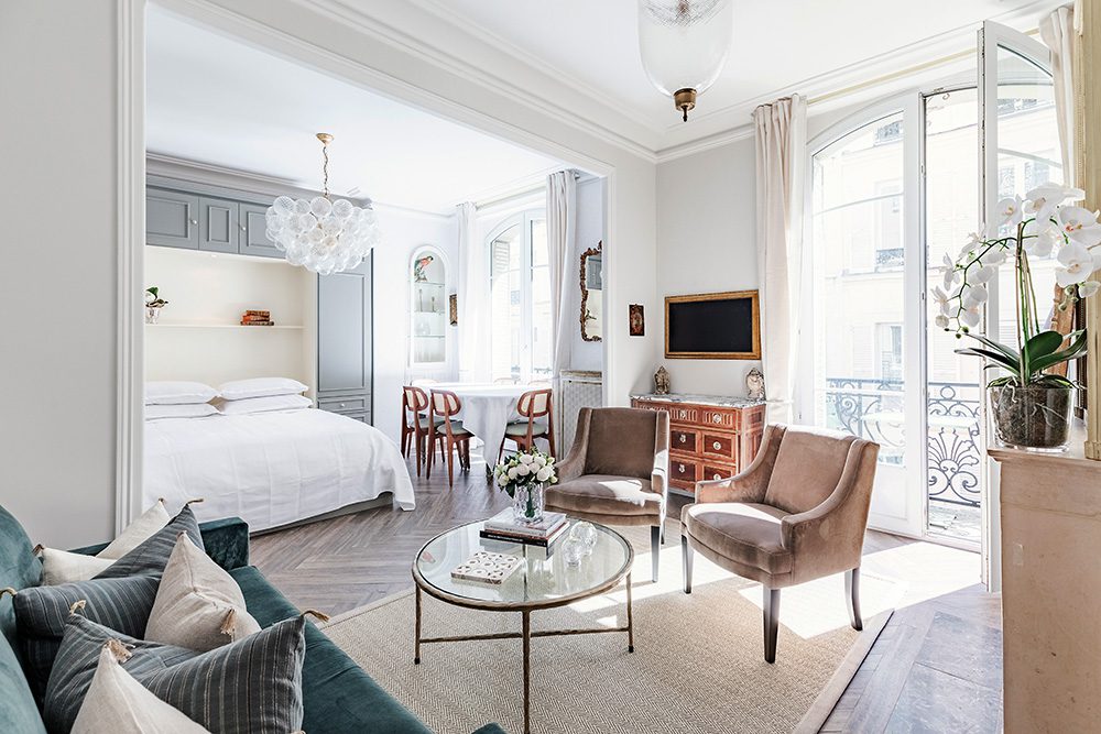 Fractional ownership Paris Marais: Living room
